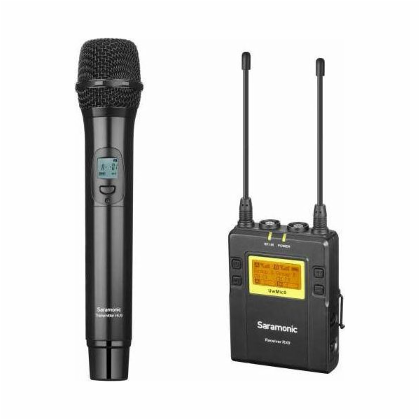 Sada saramonických mikrofonů UwMic9, přijímač RX9 + mikro...
