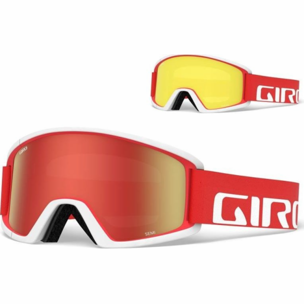 Giro Winter Googles Giro Semi Red White Apex (zrcadlové s...