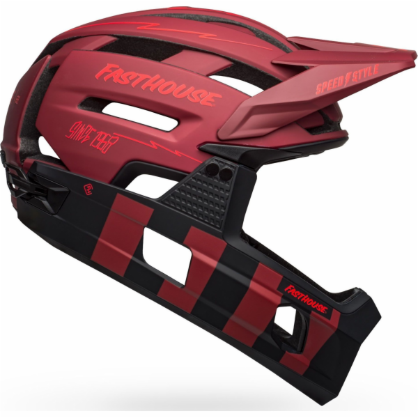 Bell Full Face Bell Super Air R mips Matte Red Black Fast...