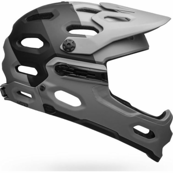 Bell Full Face Super 3R MIPS DOWNRAFT Matte Gray Gunmetal...