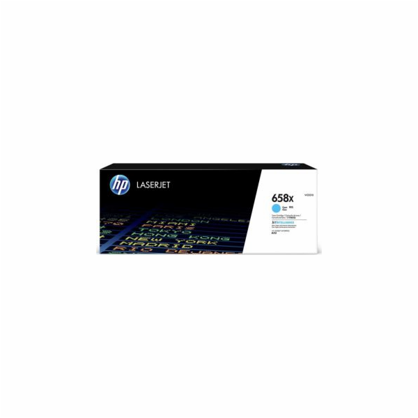 Originální azurový toner HP 658X Nelze použít (124510)