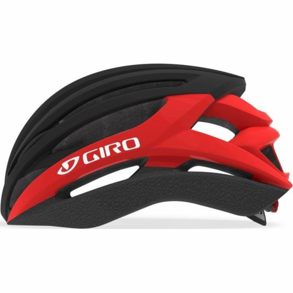 Giro Road Helmet Syndax Matte Black Bright Red, M (55-59 cm)