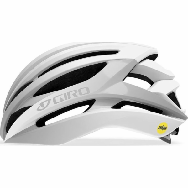 Giro Road Helmet Sytax Integrated MIPS Matte White Silver...