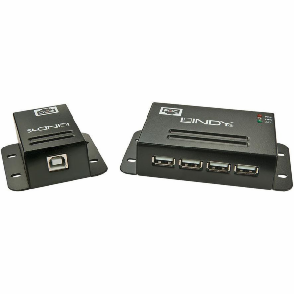 Lindy Extender, USB 2.0, Cat.5 50m, 4 porty (42681)