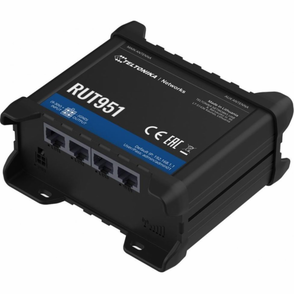 Teltonika LTE Cat 4 Industrial Cellular Router - RUT951