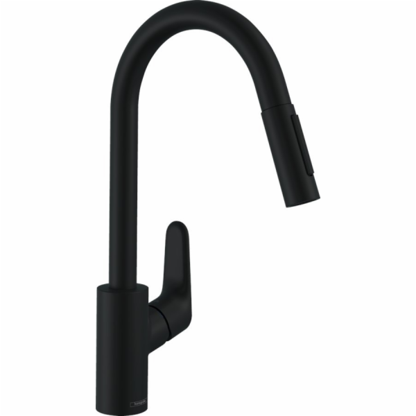 Kuchyňská baterie Hansgrohe Focus stojící matně černá (31...