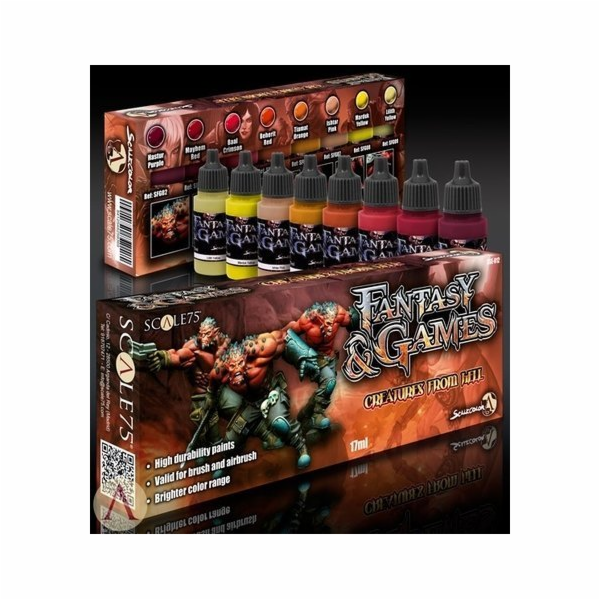 SCALE75: Fantasy & Games - Paint Set - Creatures from Hell