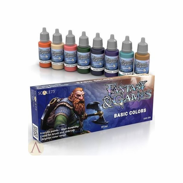 SCALE75: Fantasy & Games - Paint Set - Základní barvy
