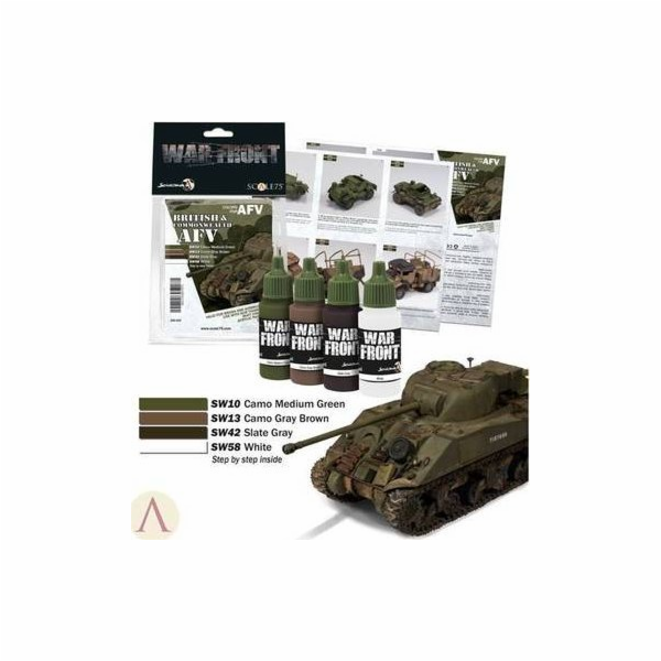 SCALE75: Britská a Commenwealth AFV Paint Set