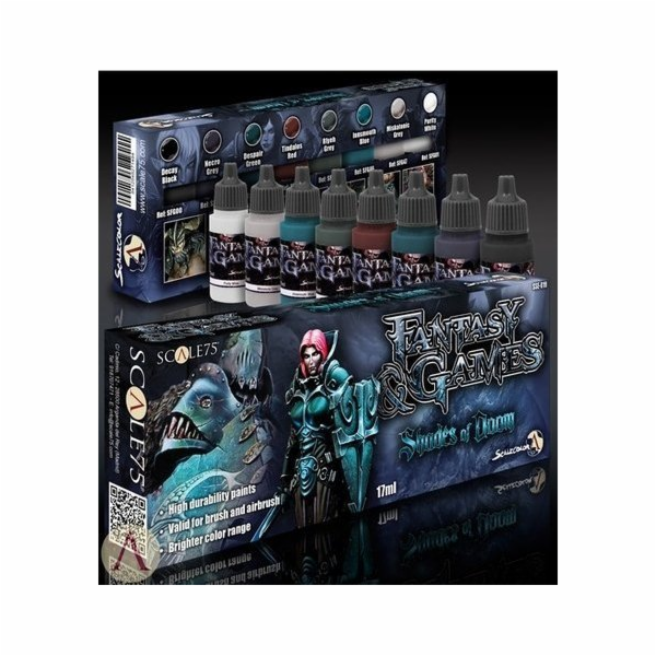 SCALE75: Fantasy & Games - Paint Set - Shades of Doom
