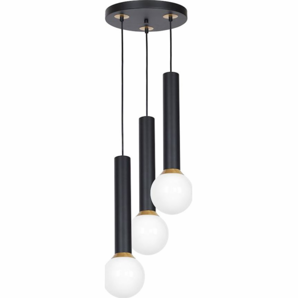 Eko-Light závěsná lampa AURIS BLACK závěsná lampa 3xE14