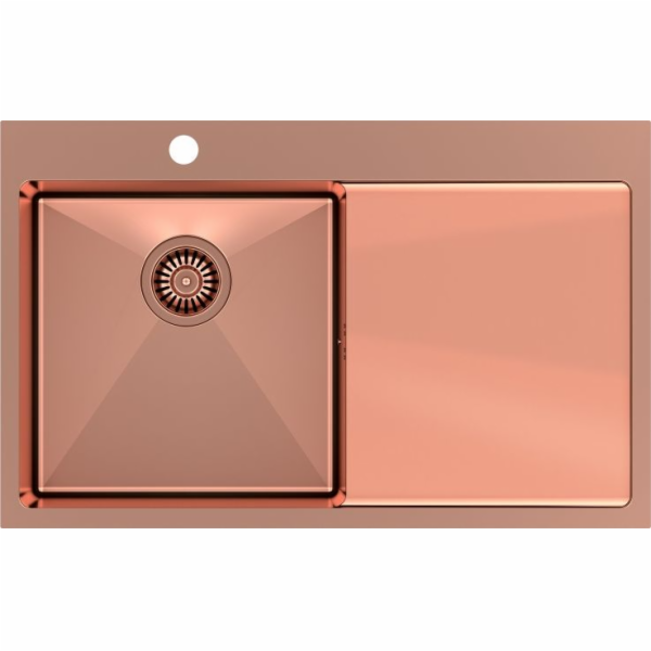 Quadron RUSSEL 111 SteelQ PVD měděný dřez