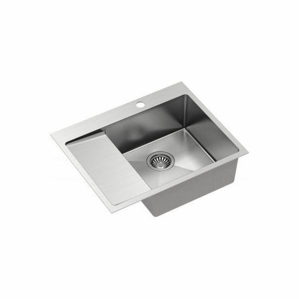 Dřez Quadron RUSSEL 116 SteelQ, broušená ocel