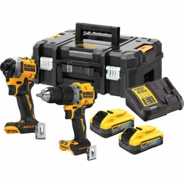 DCD805+DCF850 2x5.0Ah 18V Combo Set DEWALT