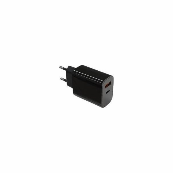 TB Touch  USB-C + USB-A černá nabíječka