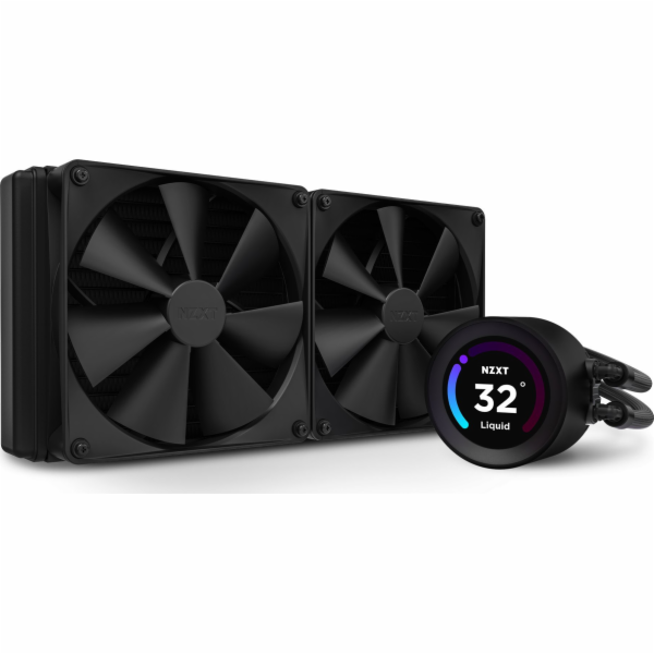 NZXT vodní chladič Kraken 280 ELITE / 2x140mm fan / LCD d...