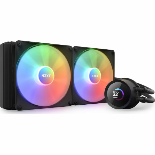 NZXT vodní chladič Kraken 280 RGB / 2x140mm fan / LCD dis...