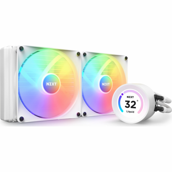 NZXT vodní chladič Kraken 280 ELITE RGB / 2x140mm RGB fan...