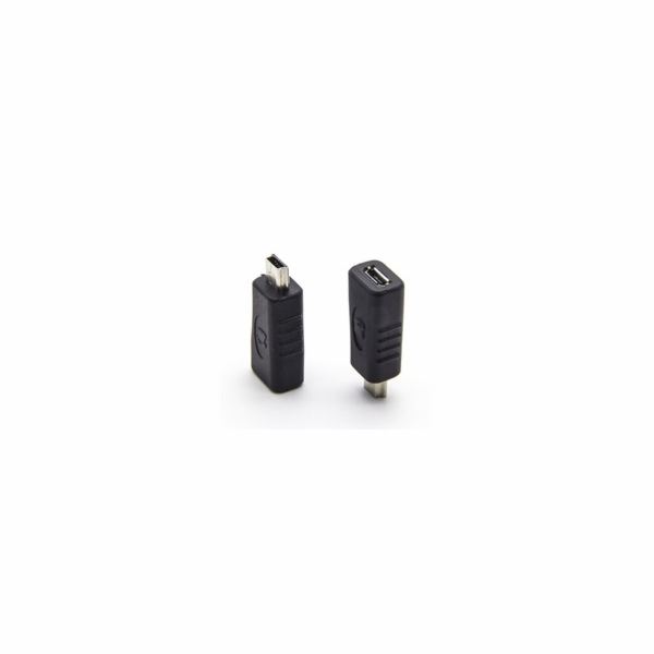 PremiumCord USB redukce USB2.0 Micro B - USB2.0 Mini 5PIN...