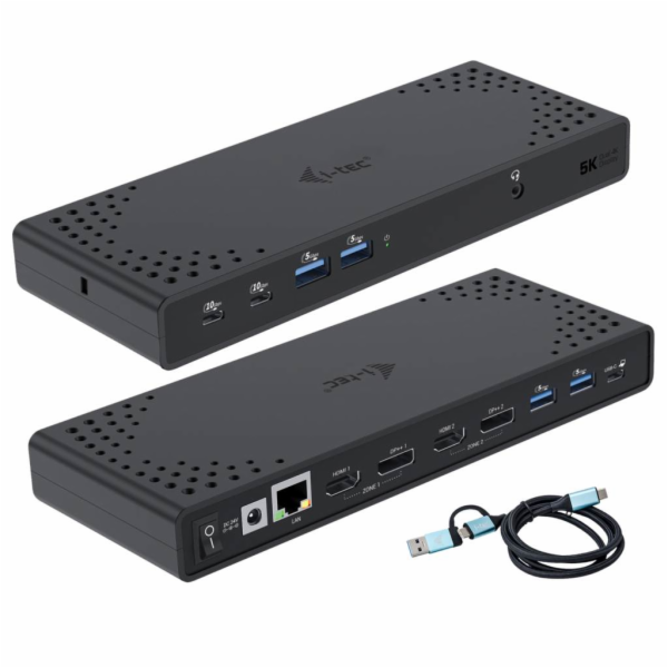 i-tec USB 3.0 / USB-C / Thunderbolt Dual Display Docking ...