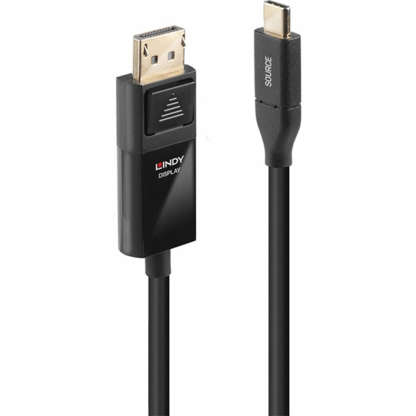 Lindy USB-C – DisplayPort USB kabel 3 m černý (43303)