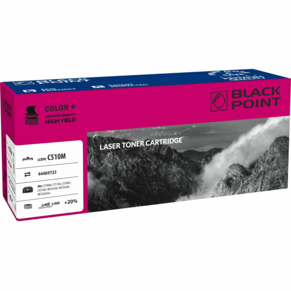 Náhradní toner Black Point LCBPOC510M Purpurová 44469723 ...