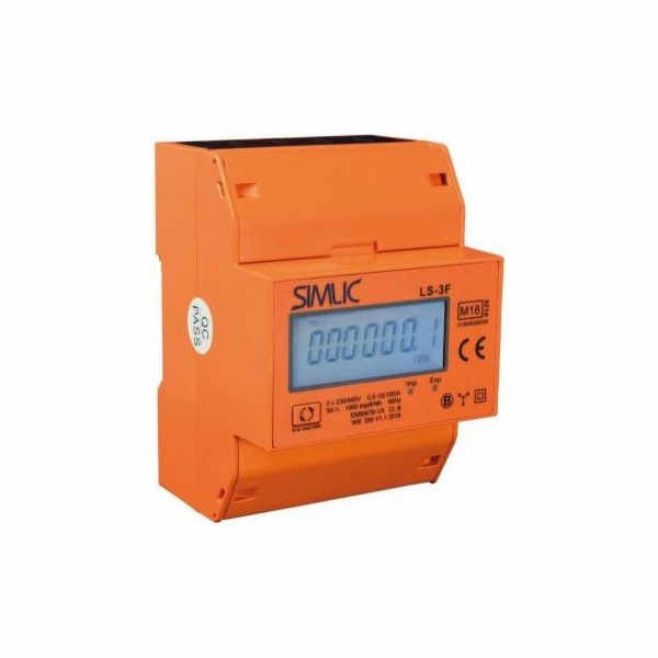 Simet 3fázový elektroměr 80A 3x230/400V s LCD displejem-3...