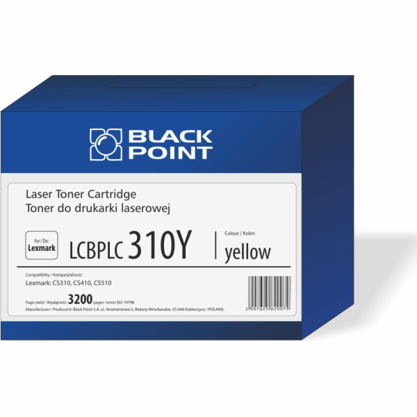 Černý toner LCBPLCS310Y, žlutý náhradní 70C2HY0 (BLLOPCS3...