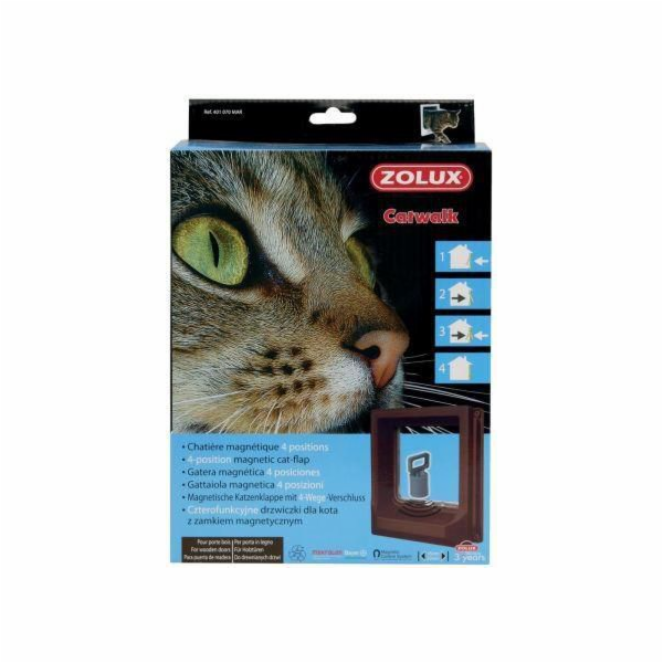 Dveře Zolux Cat pro dřevěné dveře s magnetickým zavíráním...