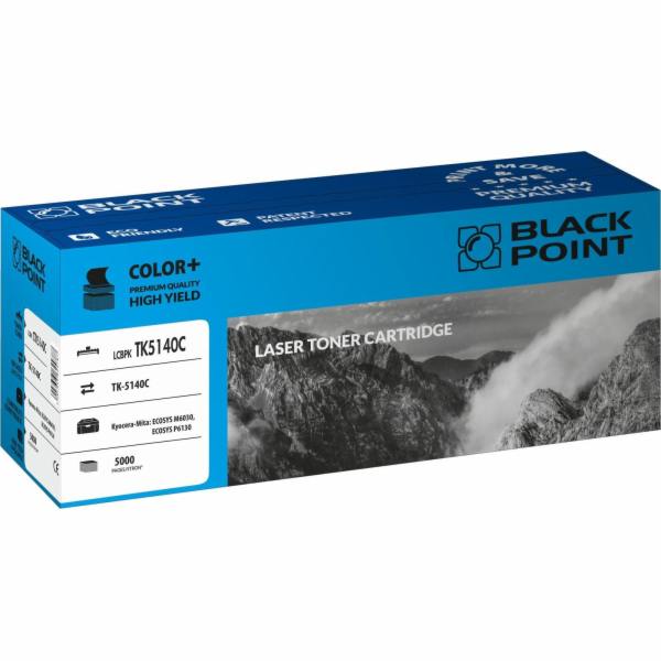 Náhradní toner Black Point LCBPKTK5140C azurový TK-5140 (...