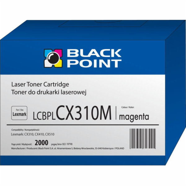 Toner Black Point LCBPLCX310M Purpurová náhradní 80C2SM0 ...