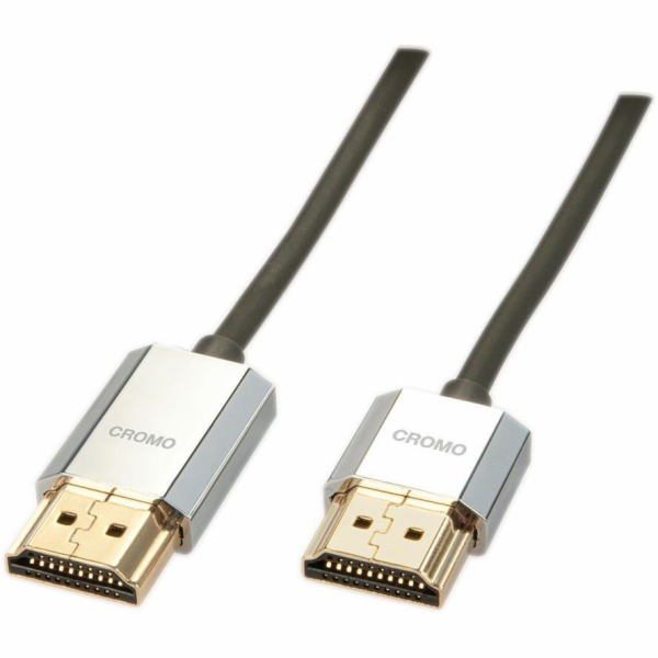 Delock HDMI - HDMI kabel 4,5m stříbrný (41676)