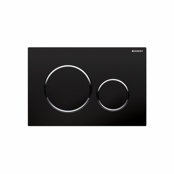 Geberit Sigma 20 splachovací tlačítko pro WC, černé (115....