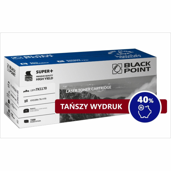 Toner Black Point LBPKTK1170 Náhradní černý toner TK-1170...