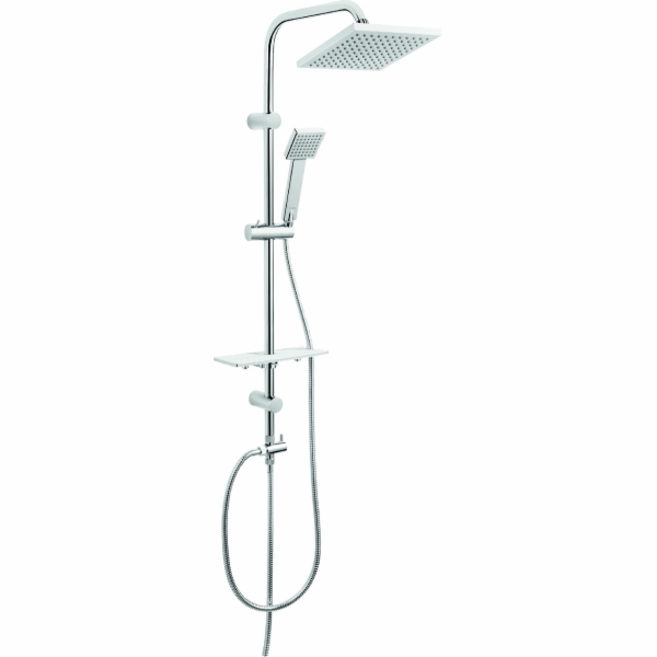 Sprchový set Ferro Squerto Lux s chromovou dešťovou sprch...