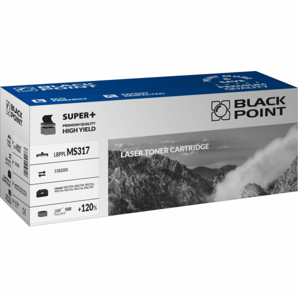 Černý toner LBPPLMS317, náhradní černý 51B2000 (BLLMS317B...