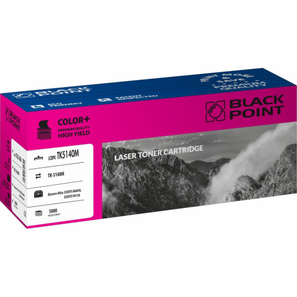 Černý toner LCBPKTK5140M Purpurový náhradní TK-5140 (BLKY...