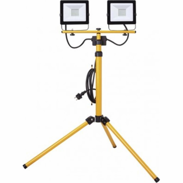 LED reflektor HOBBY SLIM, 2× 30W + trojnožka