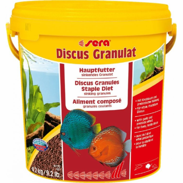 Sera Discus Granules Nature 4,2 kg/10L, granule - krmivo ...