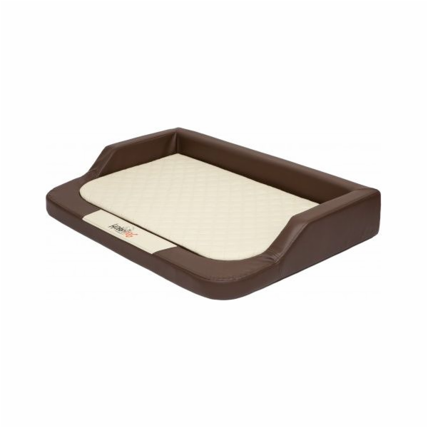 Postel Hobbydog Medico Lux - Hnědá s béžovou XL matrací