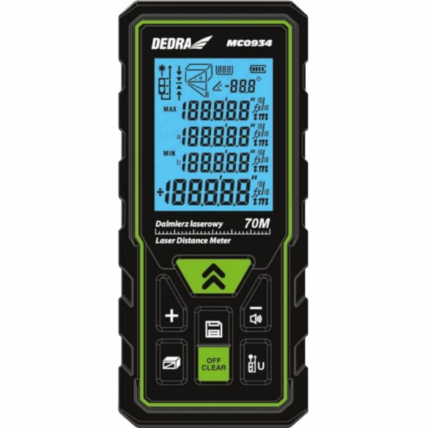 Laserový dálkoměr Dedra MC0934