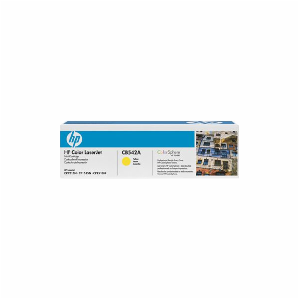Originální žlutý toner HP 125A (CB542A)