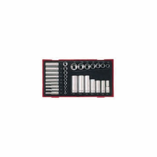 Teng Tools Sada nástrčných klíčů 1/4 3/8 32 ks. (68610104)