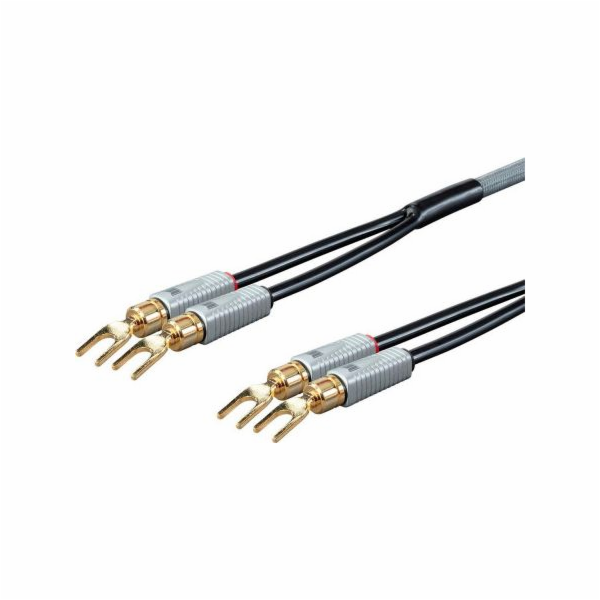 Monoprice Vidlicový kabel - Vidlice 1,8m Černý