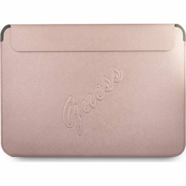 Guess Saffiano Sleeve MacBook 13" Air růžové GUCS13PUSASP...