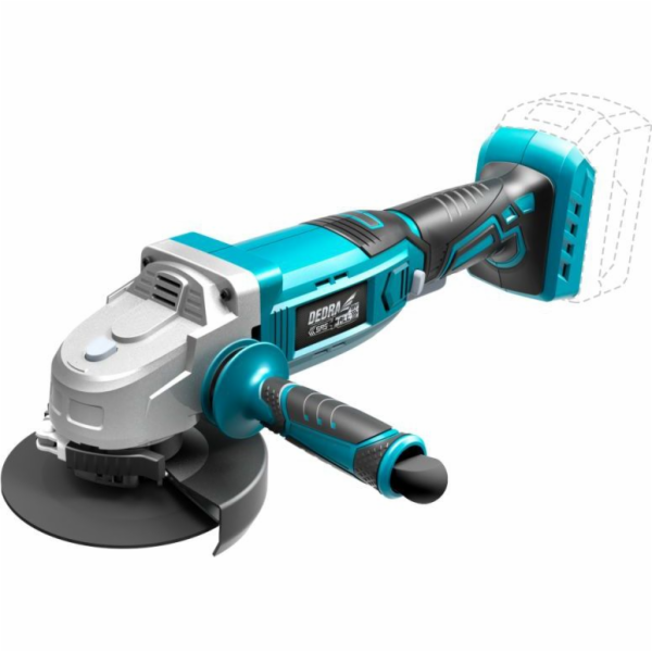 DEDRE ANGLE GRINDER 125mm 18V dlouhý