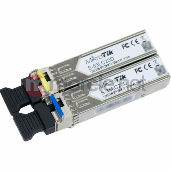 MikroTik SFP modul Sada dvou transceiverů S-3553LC20D