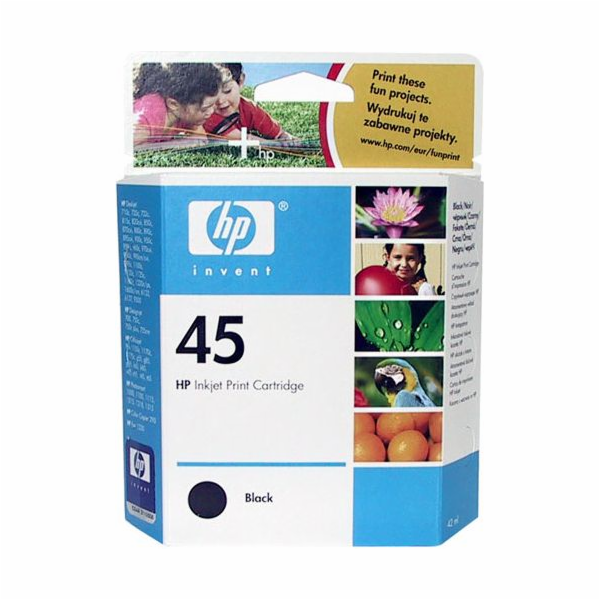 Inkoust HP 51645AE č. 45 (černý)