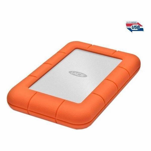 Externí LaCie HDD drsná mini 1 TB Orange-Gray (301558)