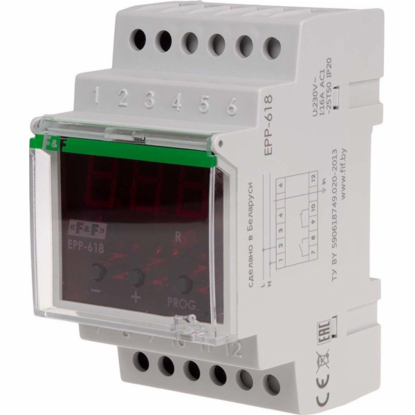 Elektronické proudové relé F&F EPP-618